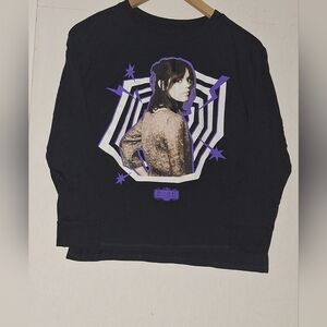 GAP Kids Beetlejuice Graphic Print Black Long Sleeve T-Shirt